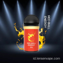 Vape pena pod yang dapat diisi ulang 600puff yang dapat diteruskan sekali pakai